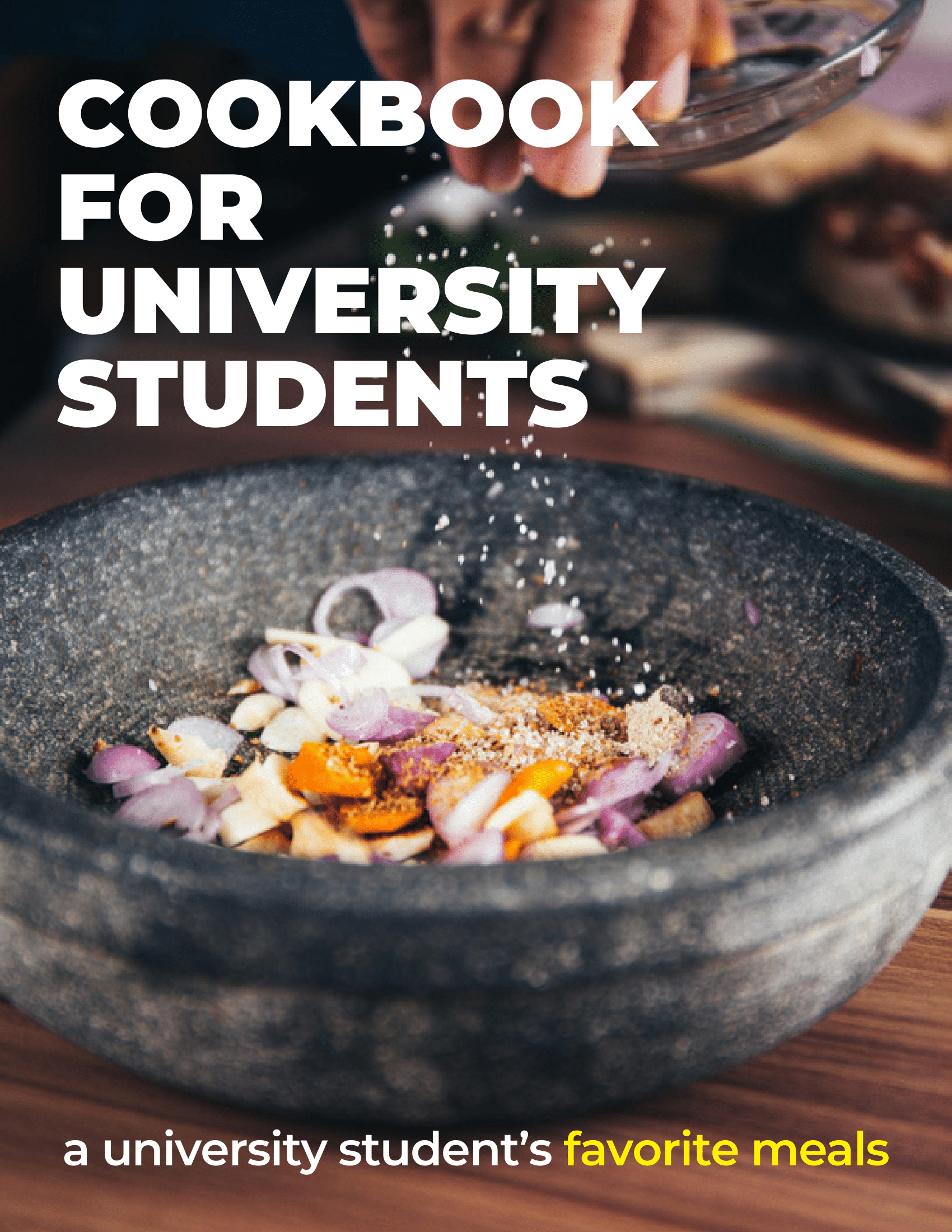 Cookbook For University Students InDesign