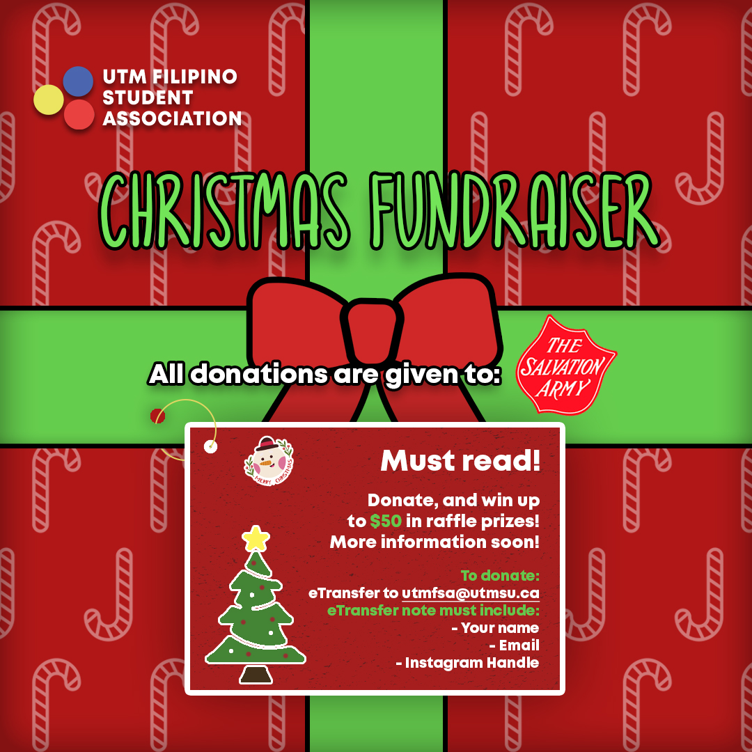 UTM FSA Christmas Fundraiser Instagram Post Design