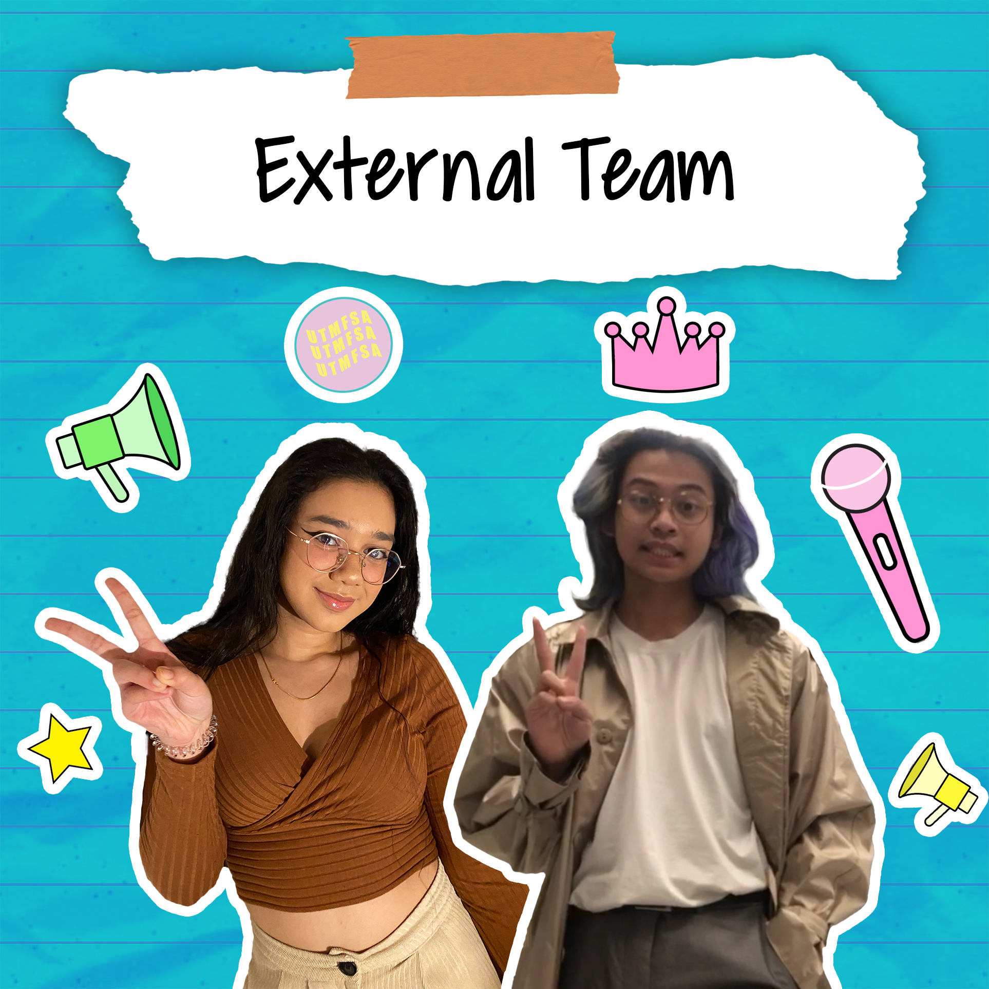 UTM FSA 2021 Executive Team Introduction Instagram Post Design